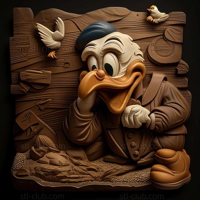 3D model Carl Barks (STL)